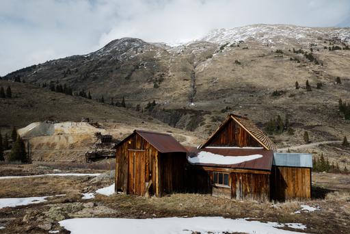 An old house at Animas Forks, CO