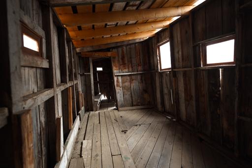 Considered a big luxury back in the day, this is an outhouse attached to a house at the Animas Forks ghost town.